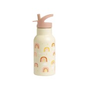 A Little Lovely Company - nerezová lahev na pití, 350 ml  - duha