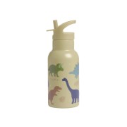 A Little Lovely Company - nerezová lahev na pití, 350 ml  - dinosauři