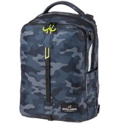 Školní batoh Walker Elite Grey/ Blue Camouflage