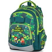 Školní batoh OXY GO PlayWorld a klíčenka zdarma