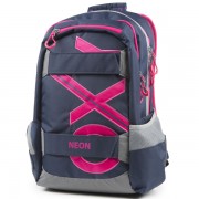 Studentský batoh OXY Sport BLUE LINE Pink a klíčenka zdarma