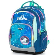 Školní batoh OXY GO Unicorn a klíčenka zdarma