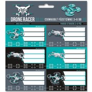 Ars Una jmenovky na sešity Drone Racer 18ks