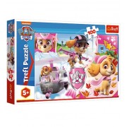 Puzzle Paw Patrol/Tlapková patrola Skye v akci 41x27,5cm 100 dílků