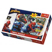 Puzzle Statečný Spiderman Disney 33x22cm 60 dílků