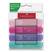 Zvýrazňovač Faber-Castell Textliner 48 Pastel - sada 4 barev
