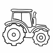 Malování pískem šablona Traktor