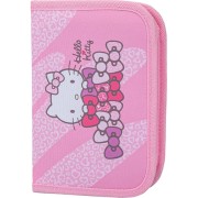 Školní penál jednopatrový BAAGL Hello Kitty Sweet Leopard
