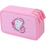 Školní penál třípatrový BAAGL Hello Kitty Sweet Leopard