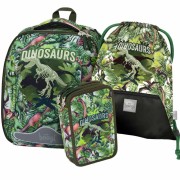3dílný set pro prvňáčky BAAGL Shelly Dinosaurus