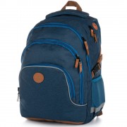 Školní batoh OXY Scooler Blue a klíčenka zdarma
