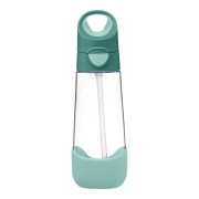 Láhev na pití s brčkem 600 ml - emerald forest