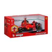Bburago - FORMULA RACING, F1 Ferrari SF-23 (2023) s figurkou, #55 Carlos Sainz, 1:24