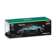 Bburago - RACE F1 v dekorativním boxu, Aston Martin AMR25.2025, 14 Fernando Alonso, 1:24