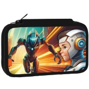 Školní penál dvoupatrový Stil Sci-fi