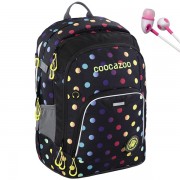 Školní batoh Coocazoo RayDay, Magic Polka Colorful, sluchátka a doprava zdarma