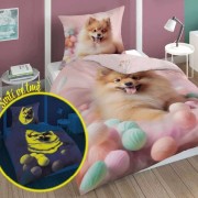 Svítící povlečení Pejsek Pomeranian