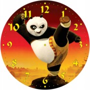 Dětské hodiny Panda bojovník