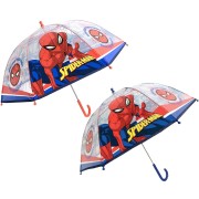 Deštník Spiderman průhledný