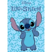 Dětská deka Lilo a Stitch modrá