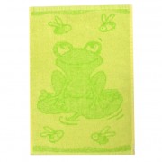 Dětský ručník Frog green