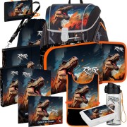 Škoní aktovka Oxybag Premium Light Dino Raptor - 13dílný set