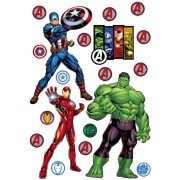 Dekorace na zeď Marvel Avengers 42,5 x 65 cm