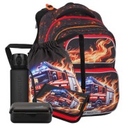 Školní taška pro prvňáčky Bagmaster DOPI 26 B, velký set