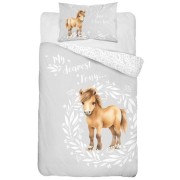 Povlečení do postýlky Malý Pony šedá