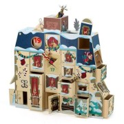 Dřevěný adventní kalendář Domeček k naplnění
