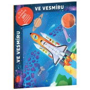 Čti a nalepuj - Ve vesmíru - kniha se samolepkami