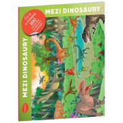 Čti a nalepuj - Mezi dinosaury - kniha se samolepkami