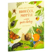 Broučci, motýli a další potvůrky - samolepková knížka