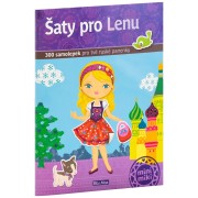 Šaty pro Lenu - kniha samolepek