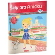 Šaty pro Aničku - kniha samolepek pro tvé české panenky