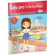 Šaty pro Viktorku - kniha samolepek pro tvé české panenky