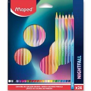 Pastelky Maped Color'Peps Nightfall trojhranné tenké 24 ks