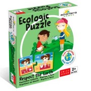 Vzdělávací hra puzzle Respektuj zemi!