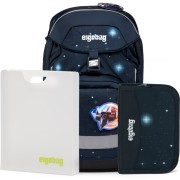 Školní set Ergobag prime Galaxy modrý 2023 batoh+penál+desky a doprava zdarma