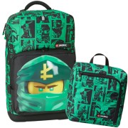 Školní batoh LEGO Ninjago Green Optimo Plus, svačinový box a doprava zdarma