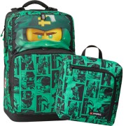 Školní batoh LEGO Ninjago Green Maxi Plus 2dílny set