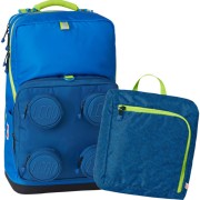 Školní batoh LEGO Blue/Navy Signature Maxi Plus 2dílny set, svačinový box a doprava zdarma
