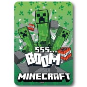 Dětská deka fleecová Minecraft Boom