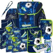 Škoní aktovka Oxybag Premium Light Fotbal Champion - 12dílný set