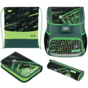 Aktovka pro prvňáčky Herlitz Loop Game Changer 4d. set a nůžky pro prvňáčky zdarma