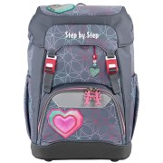 Školní batoh pro prvňáčky Step by Step GRADE Glitter Heart Hazle