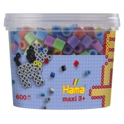 Hama Maxi korálky v tubě mix pastelových barev - 600 ks