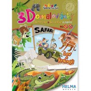 Omalovánky 3D - SET Safari A4