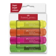Zvýrazňovač Faber-Castell Textliner 46 Neon - sada 4 barev