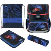 Aktovka pro prvňáčky Herlitz Loop High Speed 4d. set a nůžky pro prvňáčky zdarma